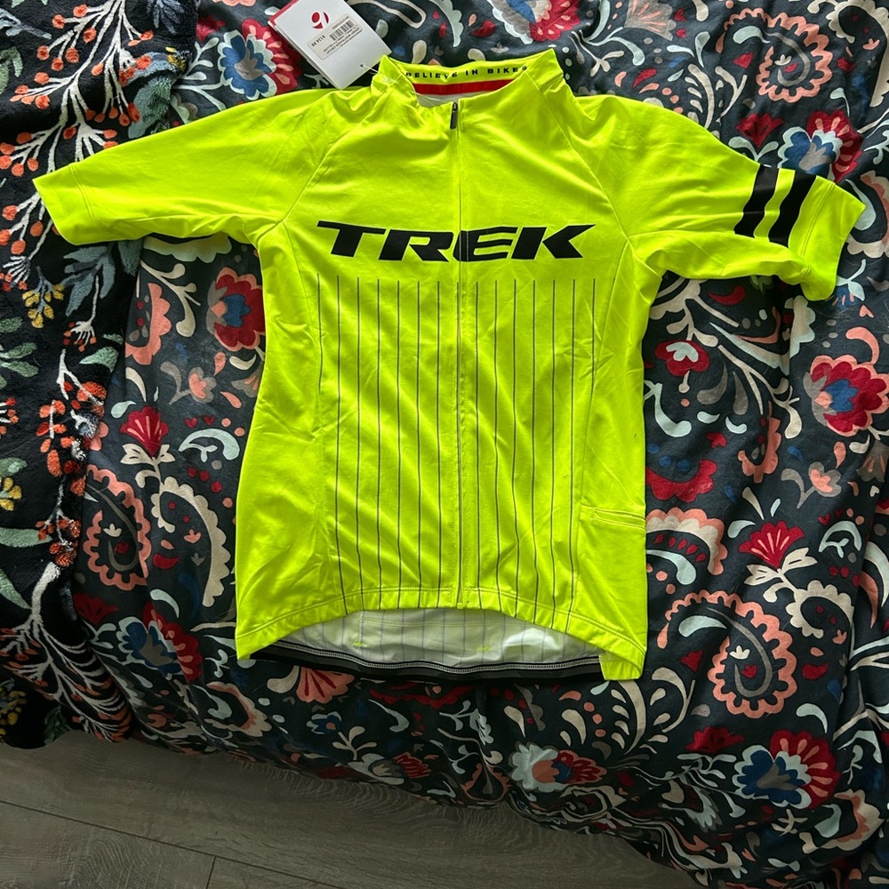 Men's Neon Yellow Cycling Jersey